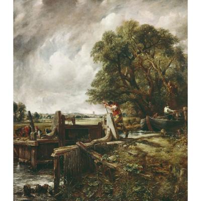 Constable, J - A Barge Passing A Lock On The Stour